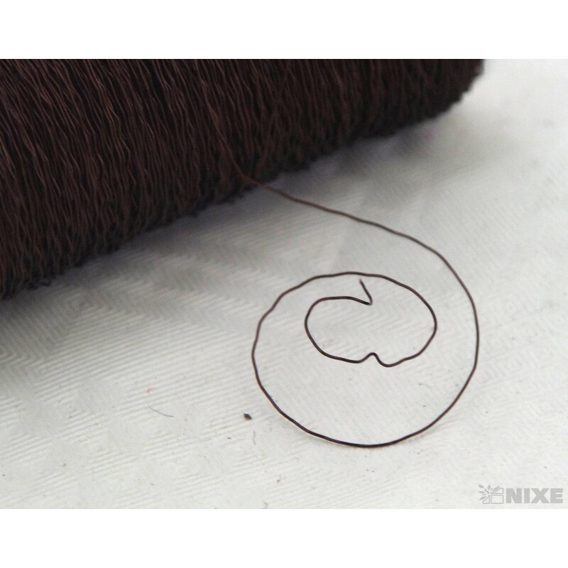 DRÁT EFFEKT 0,3mm 100g*HNĚDÁ