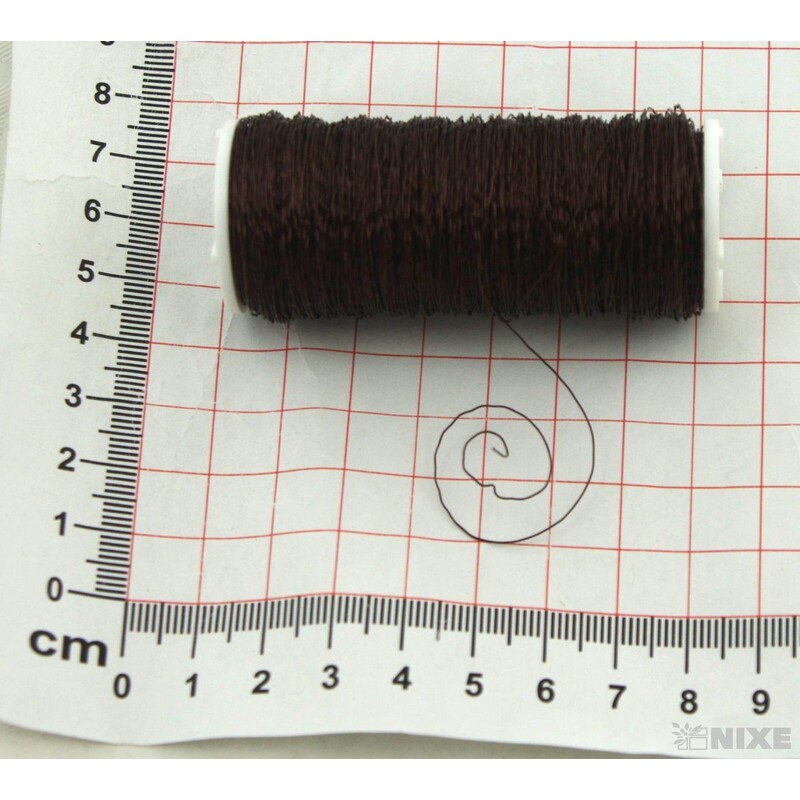 DRÁT EFFEKT 0,3mm 100g*HNĚDÁ
