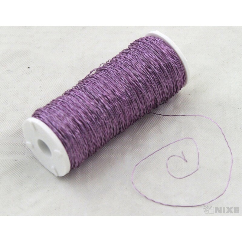 DRÁT EFFEKT 0,3mm 100g*FIALOVÁ LEVANDULE