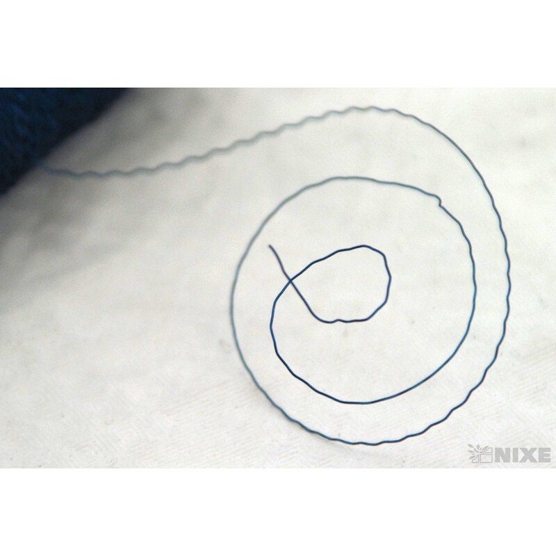 DRÁT EFFEKT 0,3mm 100g*MODRÁ PETROL