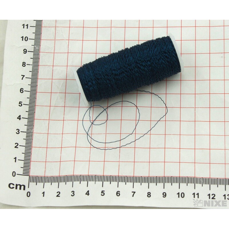 DRÁT EFFEKT 0,3mm 100g*MODRÁ PETROL