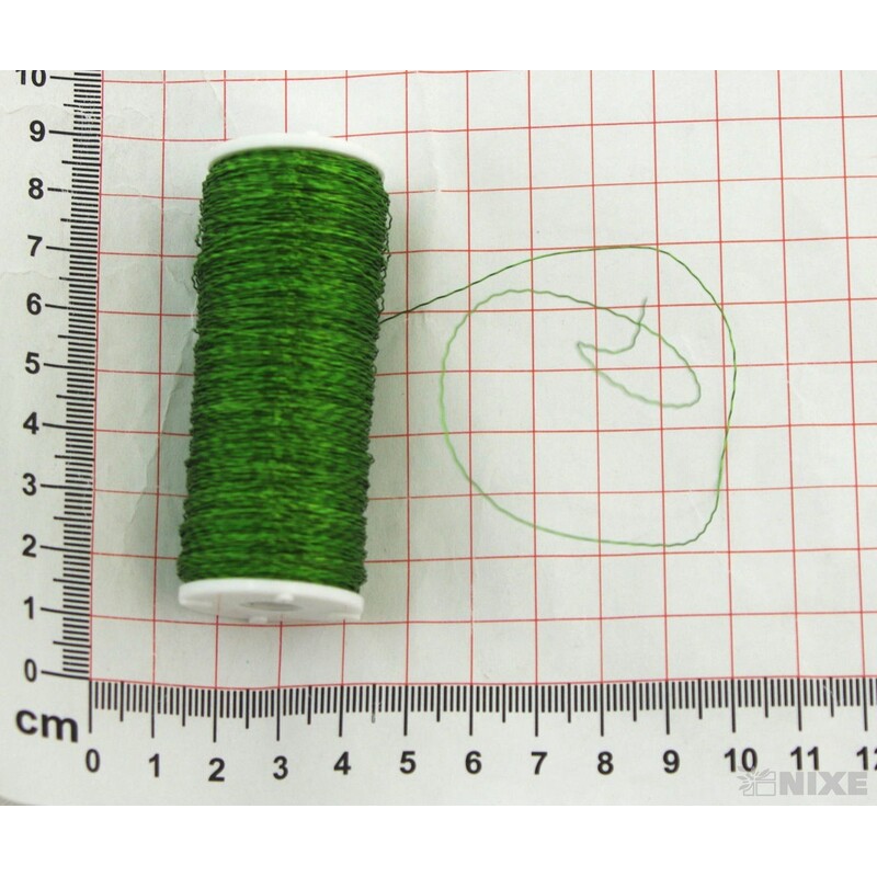 DRÁT EFFEKT 0,3mm 100g*ZELENÁ
