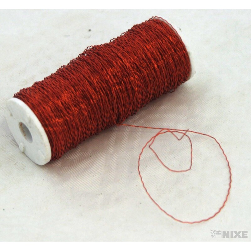 DRÁT EFFEKT 0,3mm 100g*ORANŽOVÁ