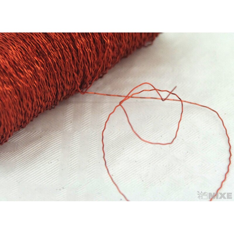 DRÁT EFFEKT 0,3mm 100g*ORANŽOVÁ