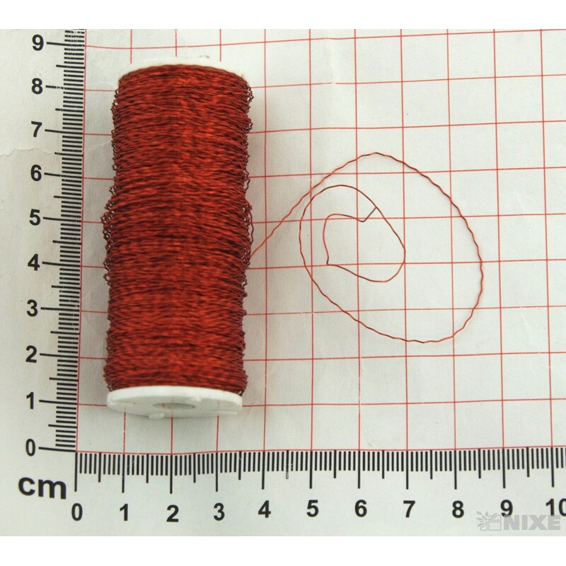 DRÁT EFFEKT 0,3mm 100g*ORANŽOVÁ