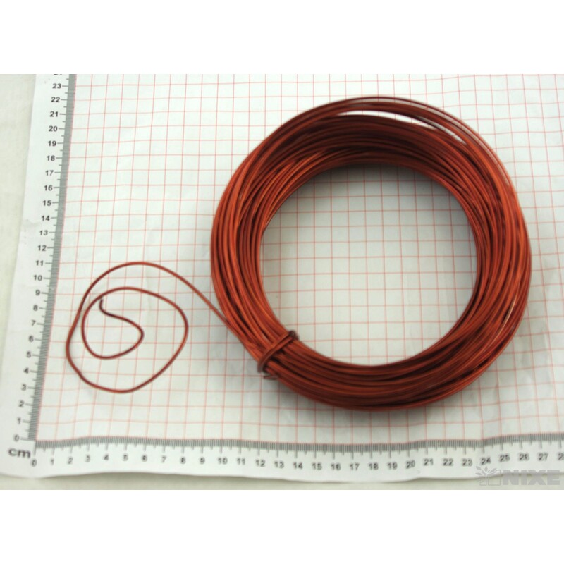 DRÁT HLINÍKOVÝ 2mmx60m*HNĚDÁ