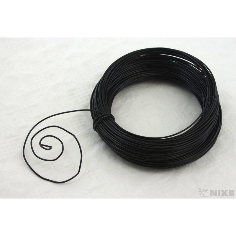 DRÁT HLINÍKOVÝ 2mmx60m*ČERNÁ