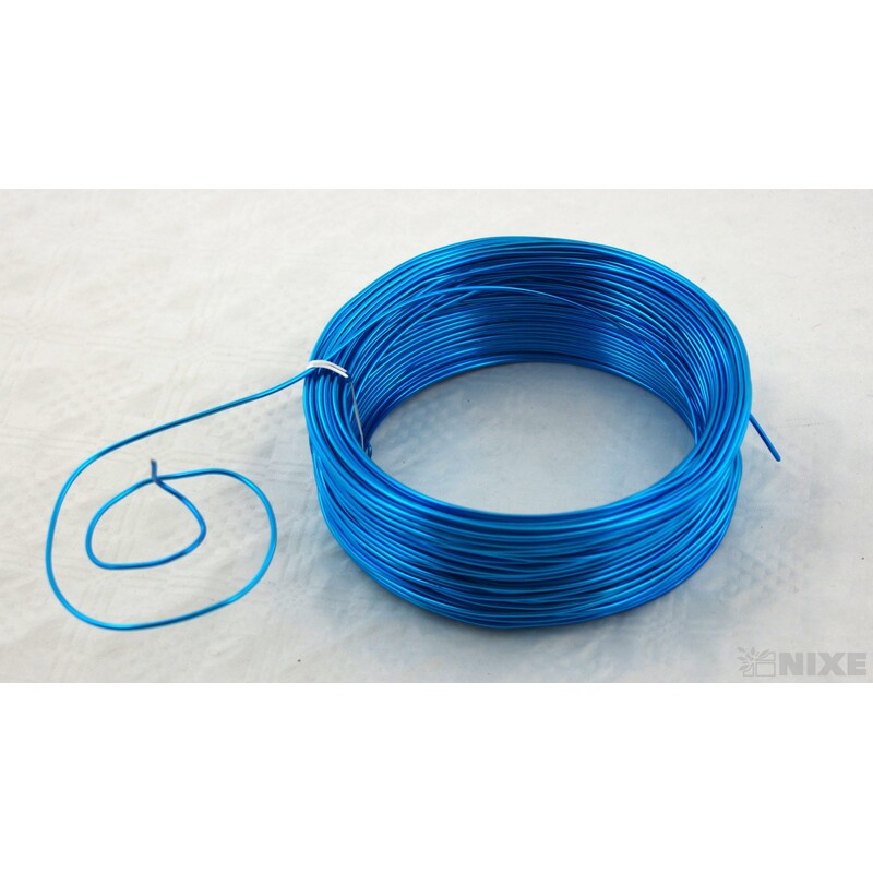 DRÁT HLINÍKOVÝ 2mmx60m*TYRKYSOVÁ