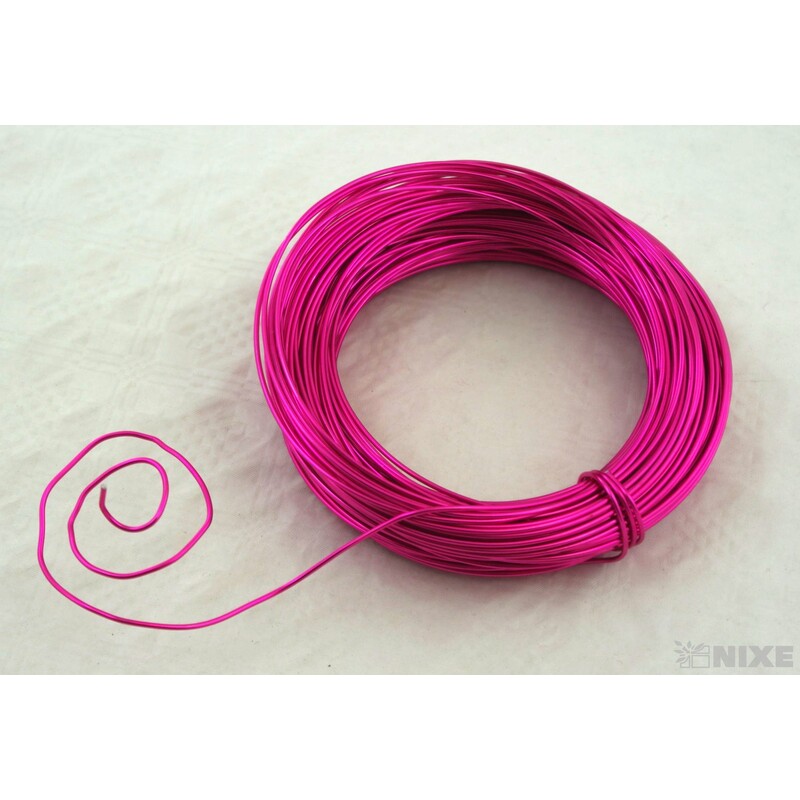 DRÁT HLINÍKOVÝ 2mmx60m*FUXIE
