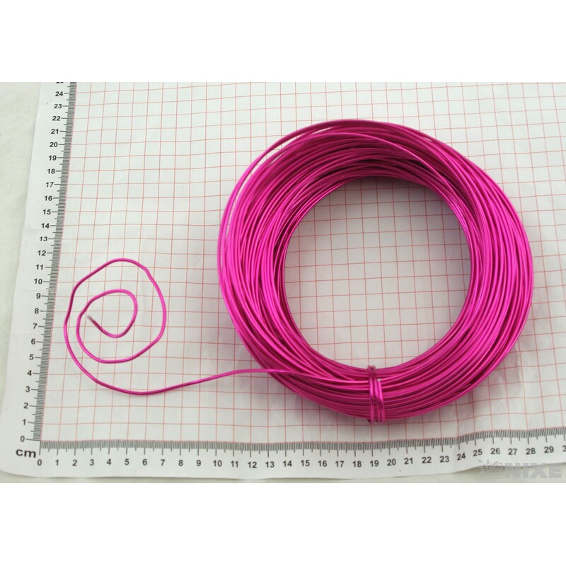 DRÁT HLINÍKOVÝ 2mmx60m*FUXIE