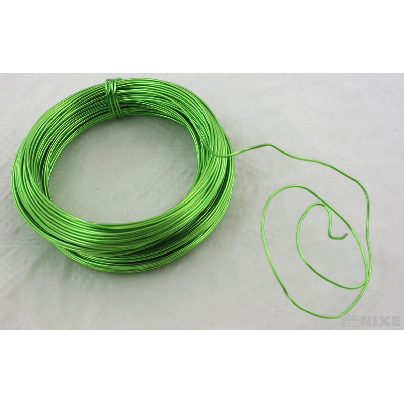 DRÁT HLINÍKOVÝ 2mmx60m*ZELENÁ SV.