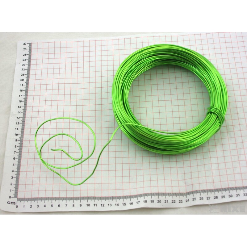 DRÁT HLINÍKOVÝ 2mmx60m*ZELENÁ SV.