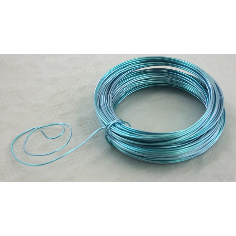 DRÁT HLINÍKOVÝ 2mmx60m*MODRÁ SV.