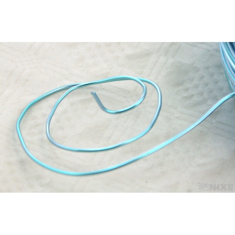 DRÁT HLINÍKOVÝ 2mmx60m*MODRÁ SV.