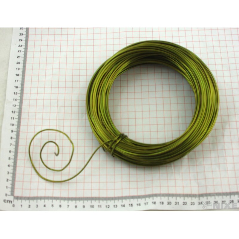 DRÁT HLINÍKOVÝ 2mmx60m*OLIVOVÁ