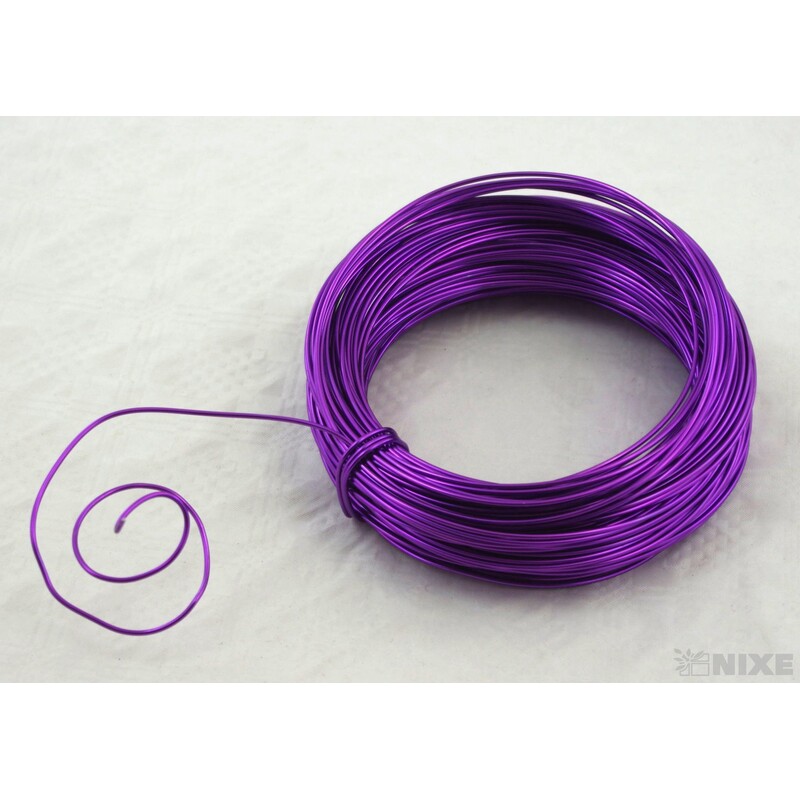 DRÁT HLINÍKOVÝ 2mmx60m*FIALOVÁ