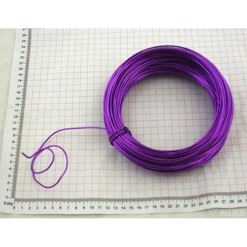 DRÁT HLINÍKOVÝ 2mmx60m*FIALOVÁ