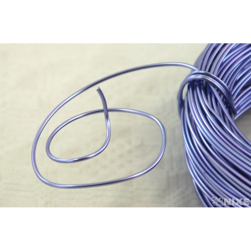 DRÁT HLINÍKOVÝ 2mmx60m*FIALOVÁ SV.