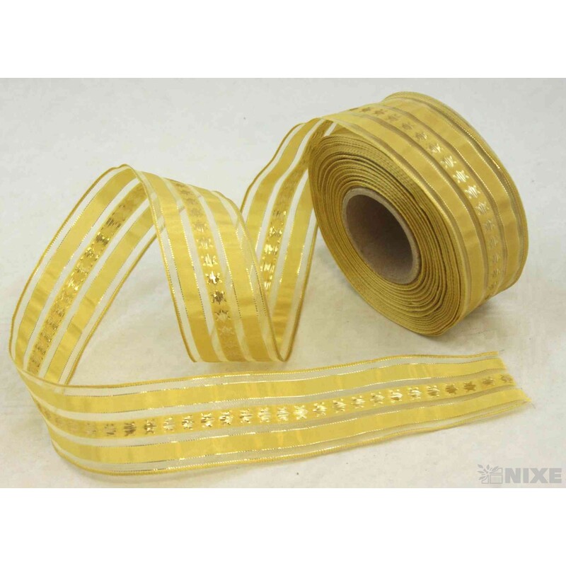 KOSTKA ACH VZOR DR. 40mmx25m*ZLATÁ 426102