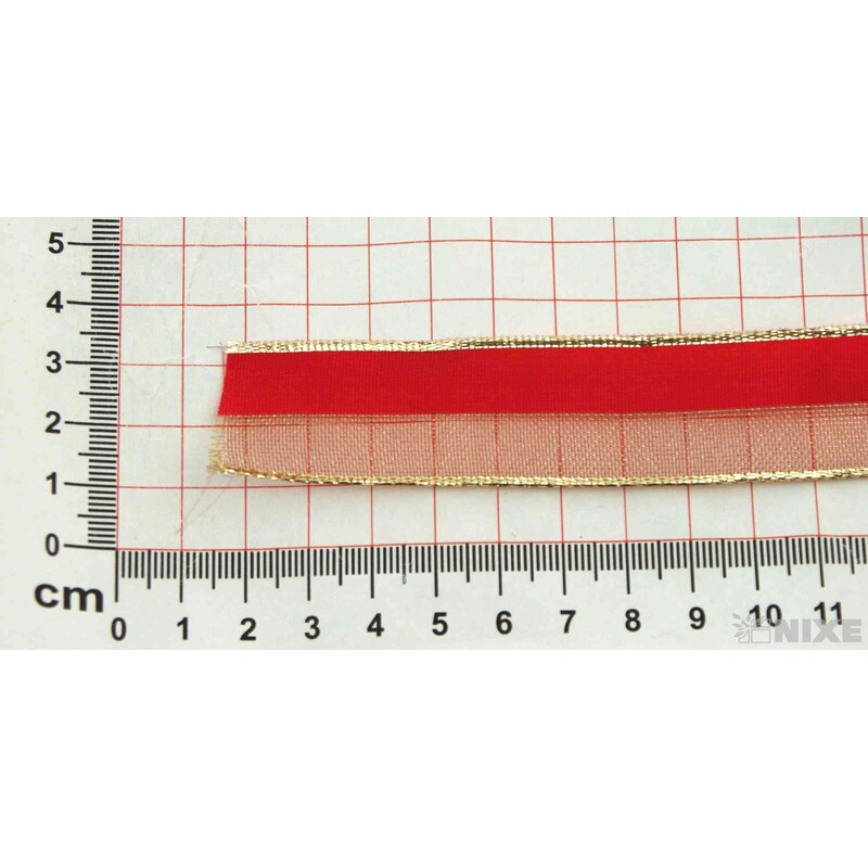 PLÁTNOVÁ STUHA DR. 25mmx25m*ČERVENÁ 426406