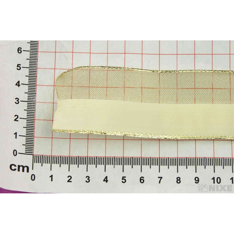 PLÁTNOVÁ STUHA DR. 40mmx25m*ZLATÁ 426401