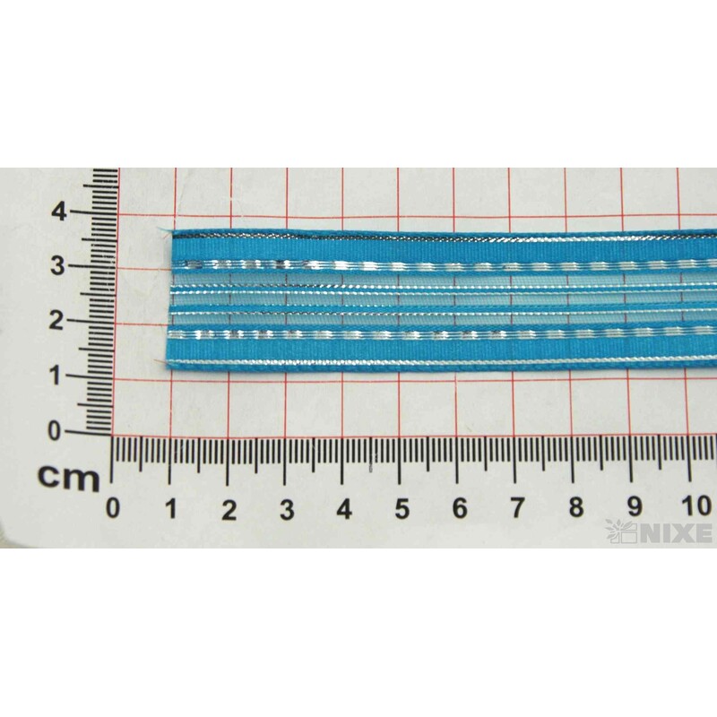 PLÁTNOVÁ STUHA 25mmx25m*MODRÁ 036446-S