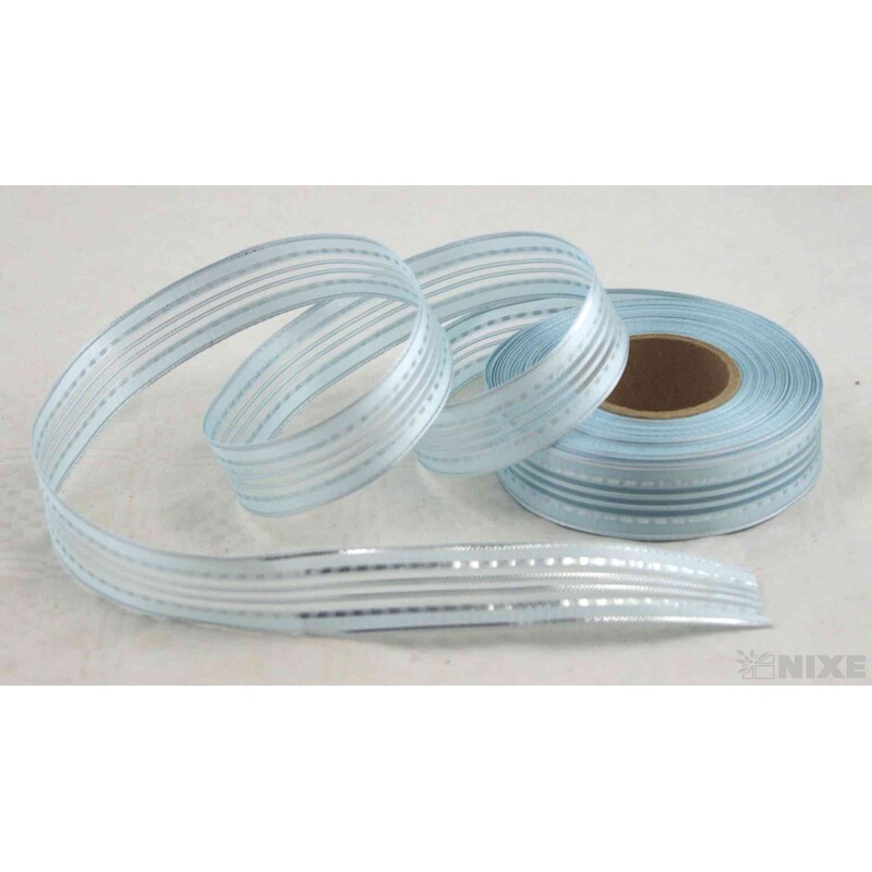 PLÁTNOVÁ STUHA 25mmx25m*MODRÁ SV. 036438-S