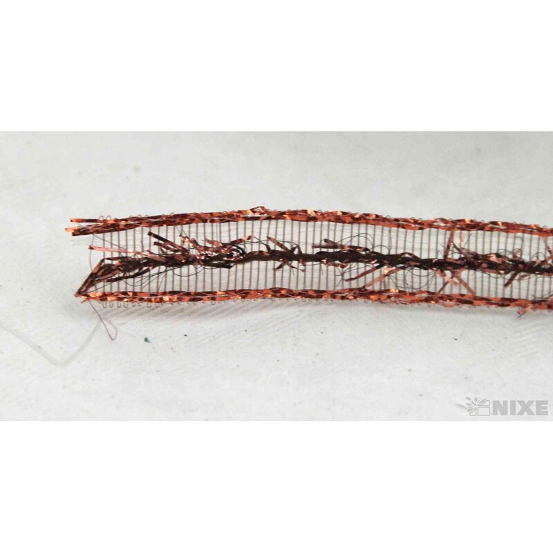 PLÁTNOVÁ STUHA 08mmx10m*HNĚDÁ 390403