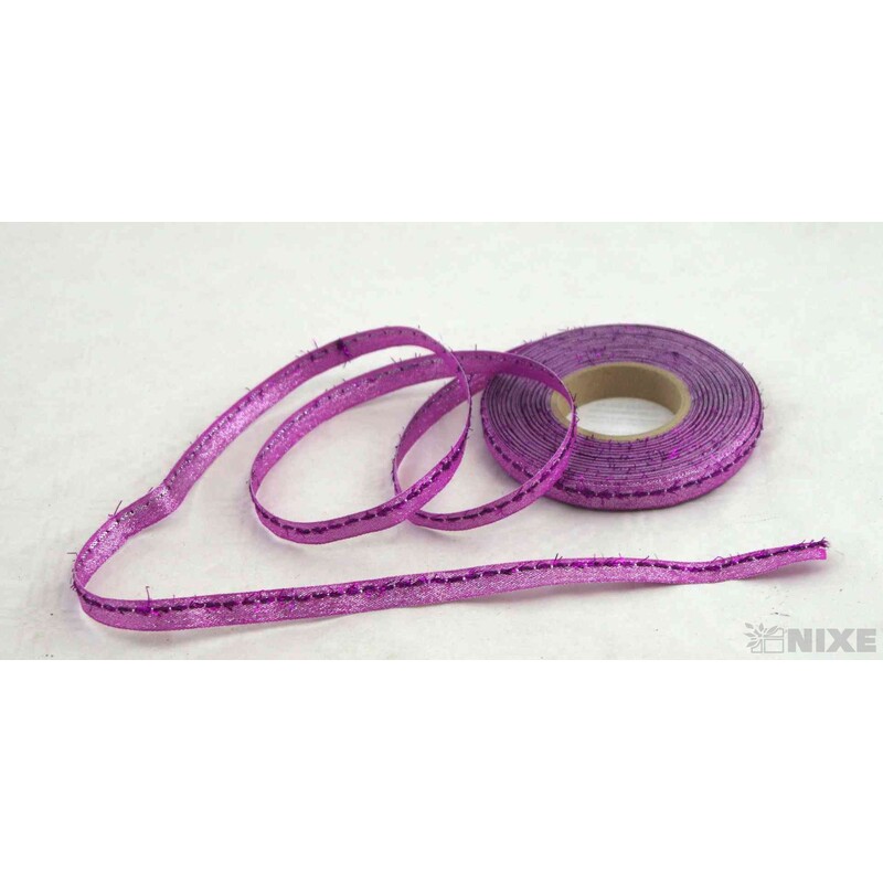 PLÁTNOVÁ STUHA EFEKT 10mmx25m*FIALOVÁ 427908