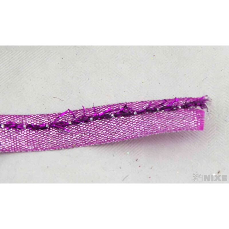 PLÁTNOVÁ STUHA EFEKT 10mmx25m*FIALOVÁ 427908