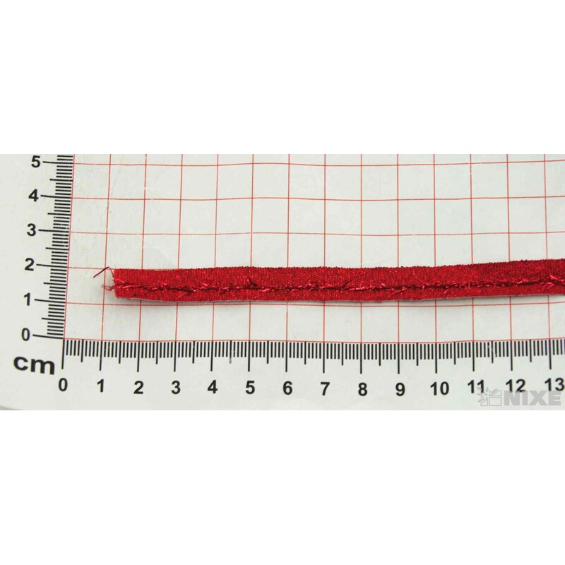 PLÁTNOVÁ STUHA EFEKT 10mmx25m*ČERVENÁ 427913