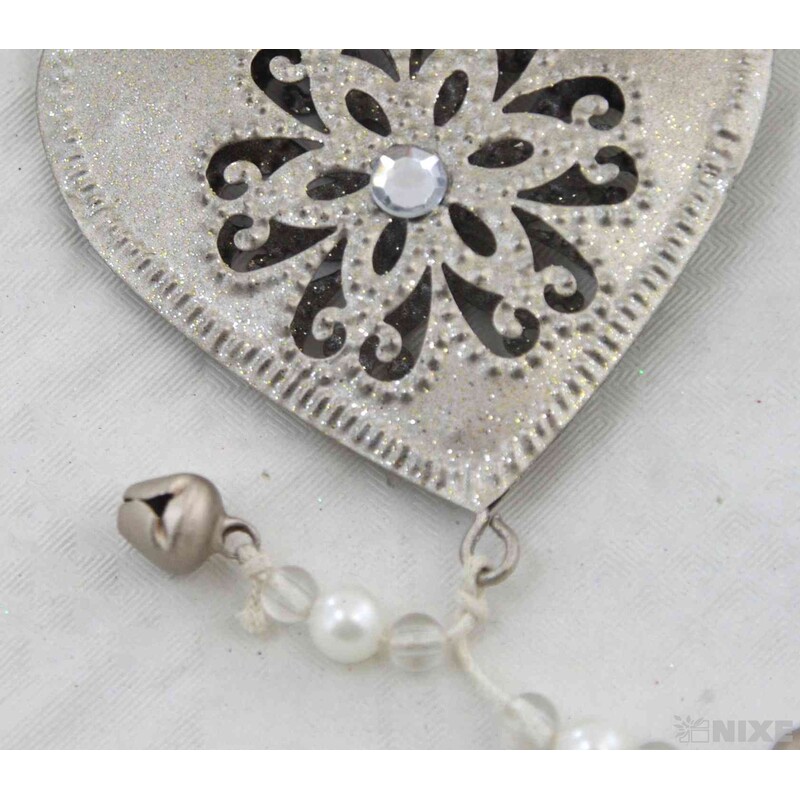 ZÁVĚS SRDCE PLECH 7,5cm*ZLATÁ