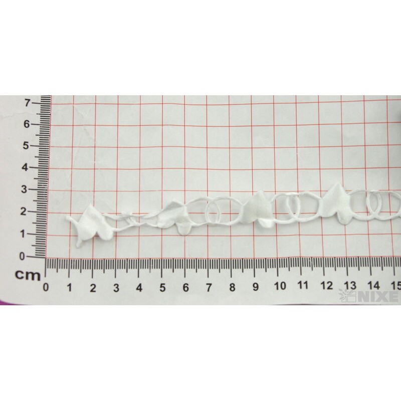 STUHA SRDÍČKA 20mmx10yd*BÍLÁ