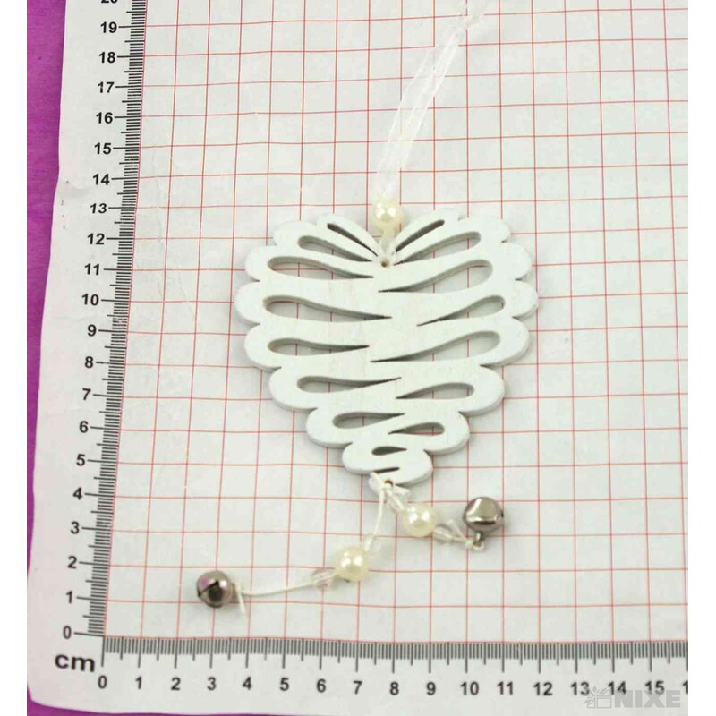 ZÁVĚS STROMEK D 9cm*BÍLÁ