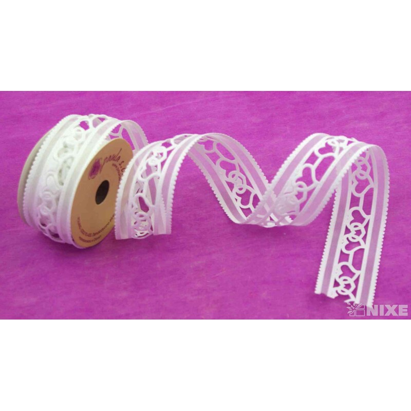 STUHA SRDÍČKA 38mmx10yd*BÍLÁ