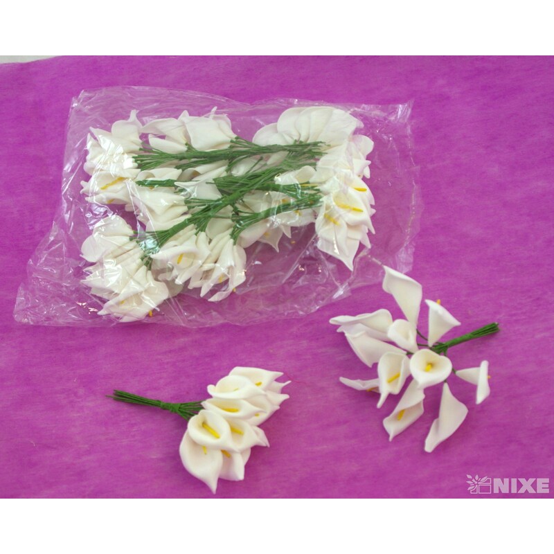 KYTIČKA SV. KALA 4x11cm 12ks 12sv*BÍLÁ