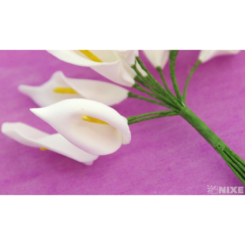 KYTIČKA SV. KALA 4x11cm 12ks 12sv*BÍLÁ