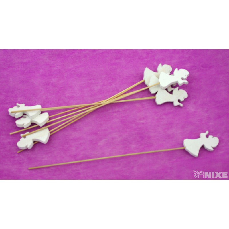 ZÁPICH ANDĚL 8ks 7,5x40cm*BÍLÁ