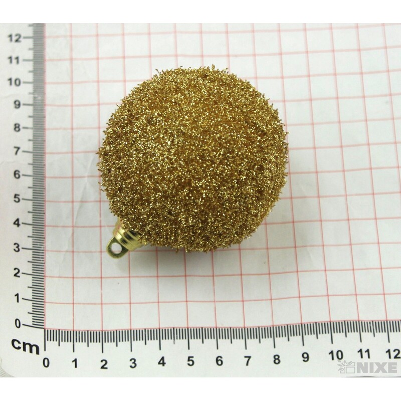 KOULE ZÁVĚS 6cm 8ks*ZLATÁ