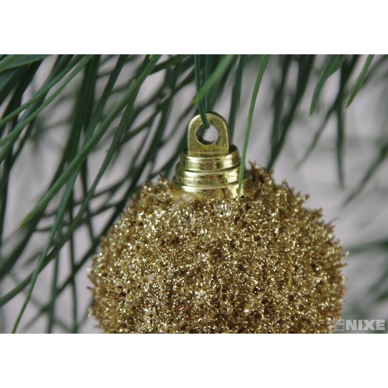 KOULE ZÁVĚS 5cm 12ks*ZLATÁ