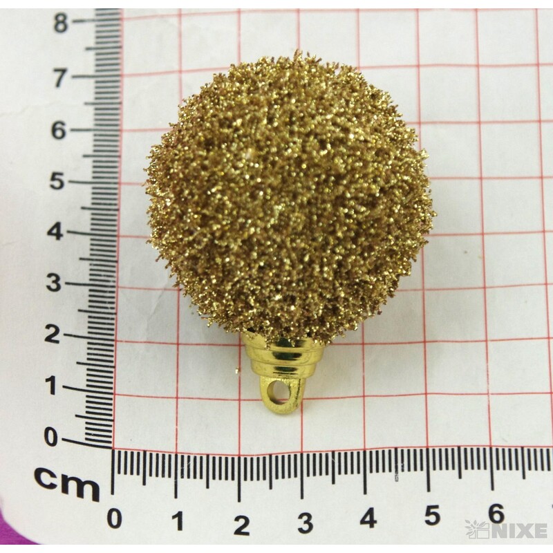 KOULE ZÁVĚS 5cm 12ks*ZLATÁ