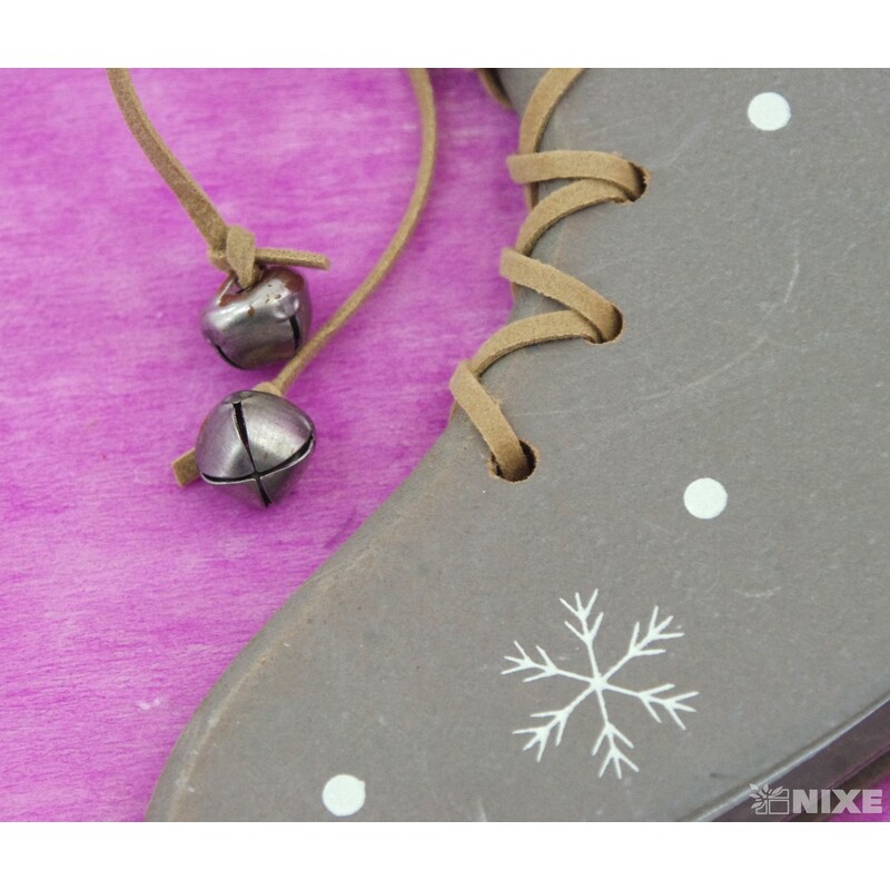 ZÁVĚS BRUSLE 20x17cm 2ks*ŠEDÁ