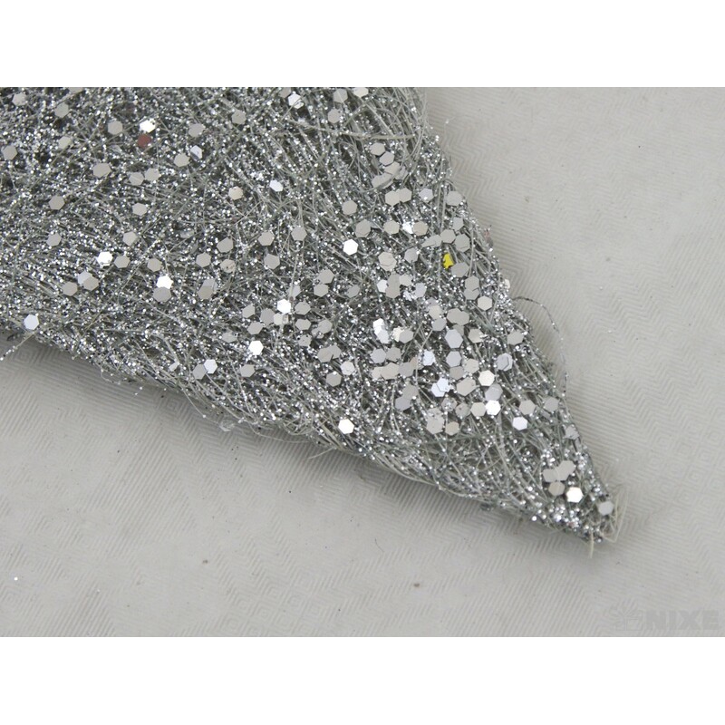 HVĚZDA 29cm*STŘÍBRNÁ