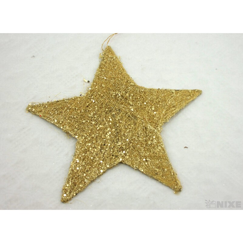 HVĚZDA 29cm*ZLATÁ