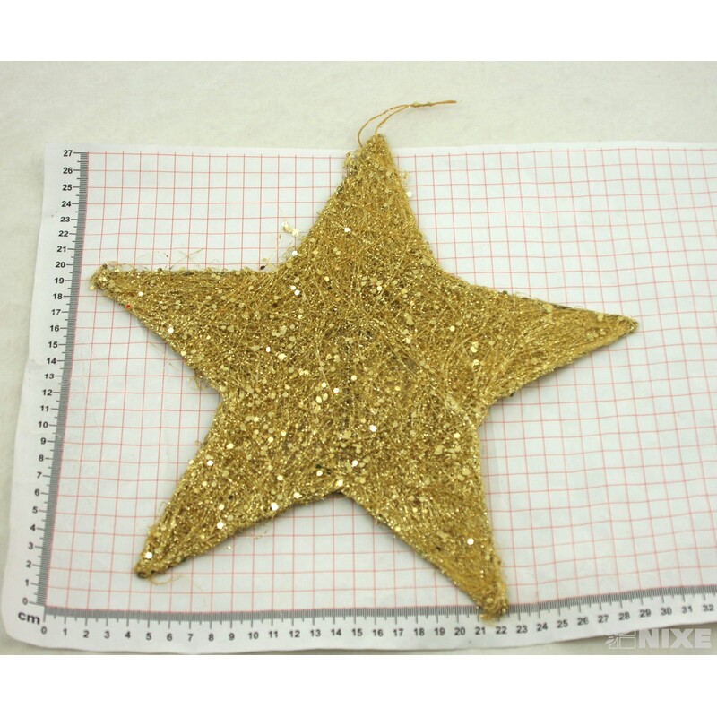 HVĚZDA 29cm*ZLATÁ
