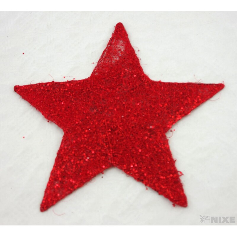 HVĚZDA 29cm*ČERVENÁ