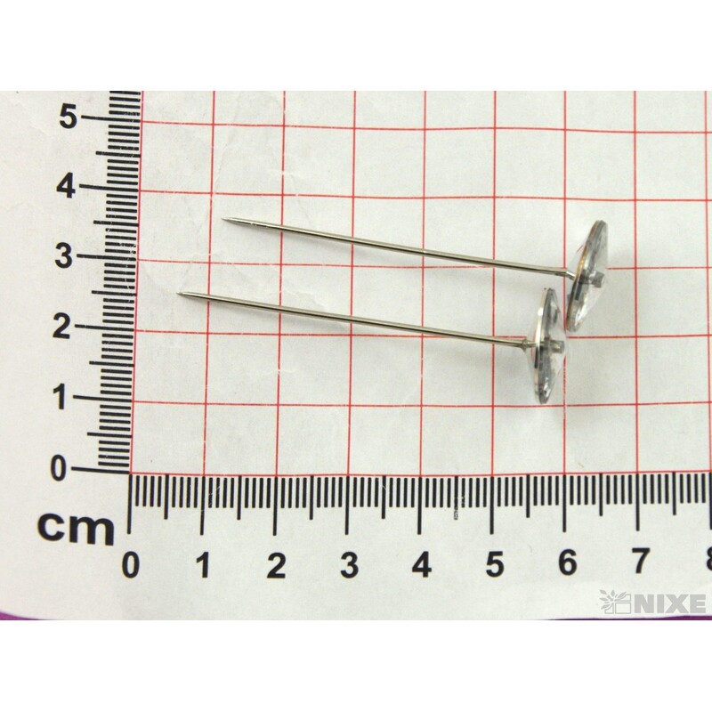 ŠPENDLÍK DIAMANT 15mmx5cm 36ks*PRŮHLEDNÁ