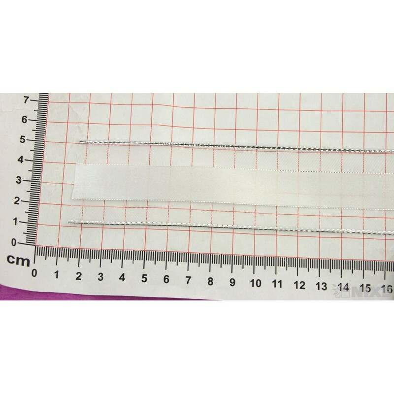 PES MONOF. DR. 40mmx25m*STŘÍBRNÁ 030100-2