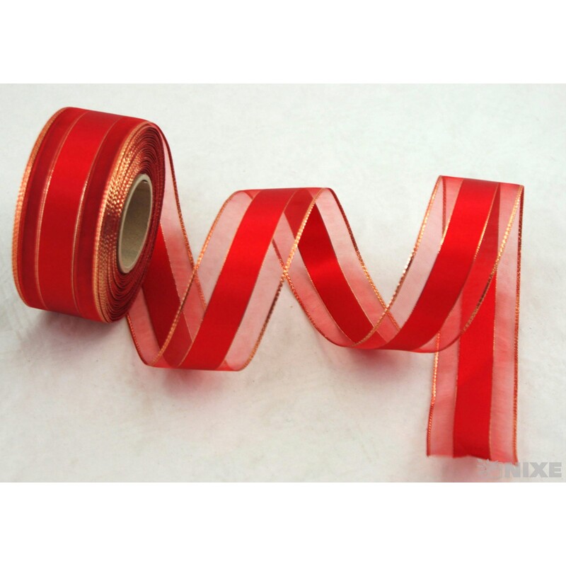 PES MONOF. DR. 40mmx25m*ČERVENÁ 103643