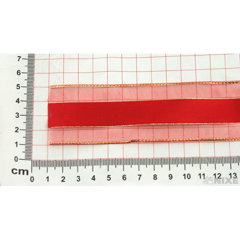 PES MONOF. DR. 40mmx25m*ČERVENÁ 103643